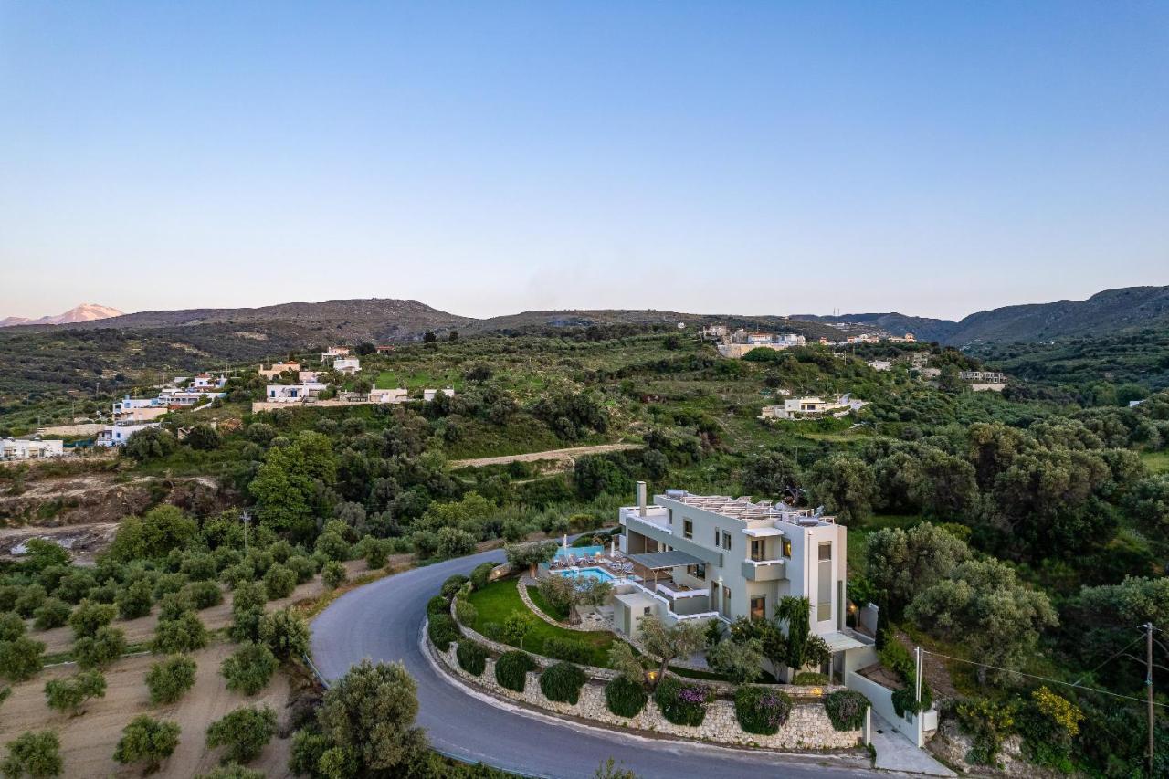 Rizes Villa With Jacuzzi & Heated Pool Agia Triada Экстерьер фото